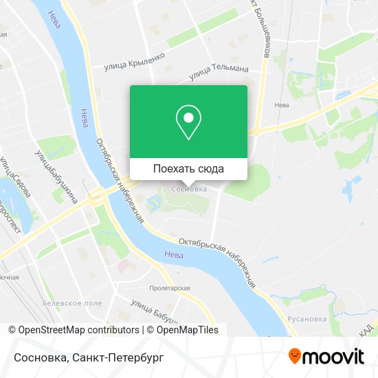 Карта Сосновка