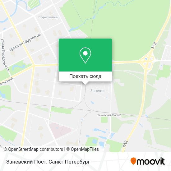 Карта Заневский Пост