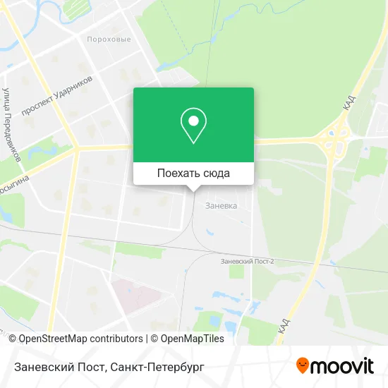 Карта Заневский Пост