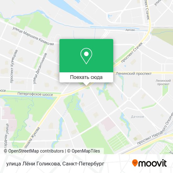 Карта улица Лёни Голикова