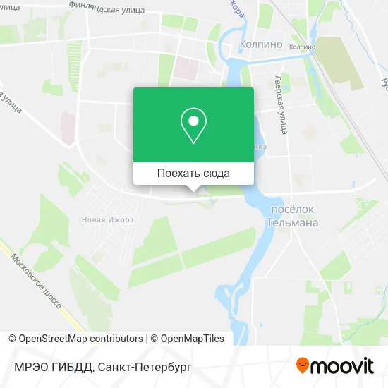 Карта МРЭО ГИБДД