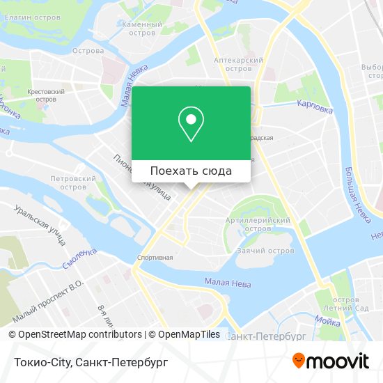 Карта Токио-City