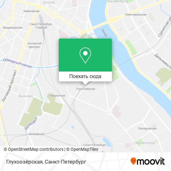 Карта Глухоозёрская
