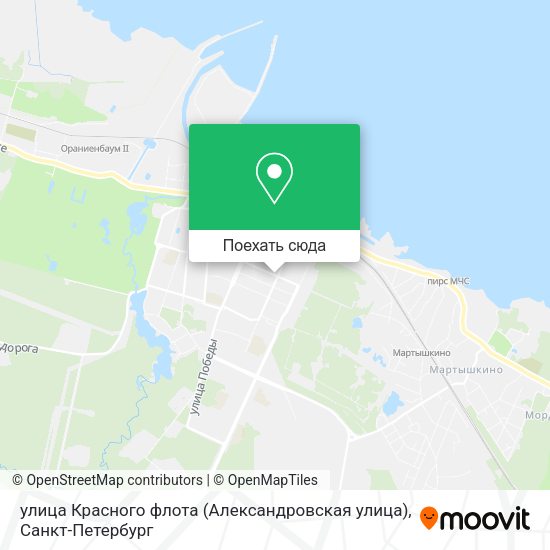 Карта улица Красного флота (Александровская улица)
