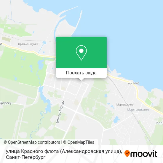 Карта улица Красного флота (Александровская улица)