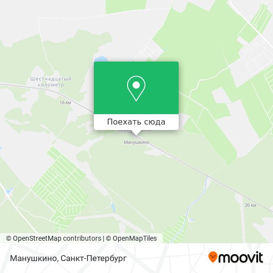 Карта Манушкино