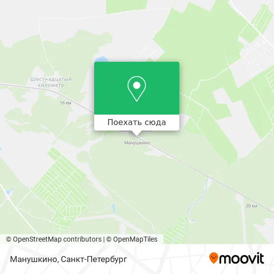 Карта Манушкино