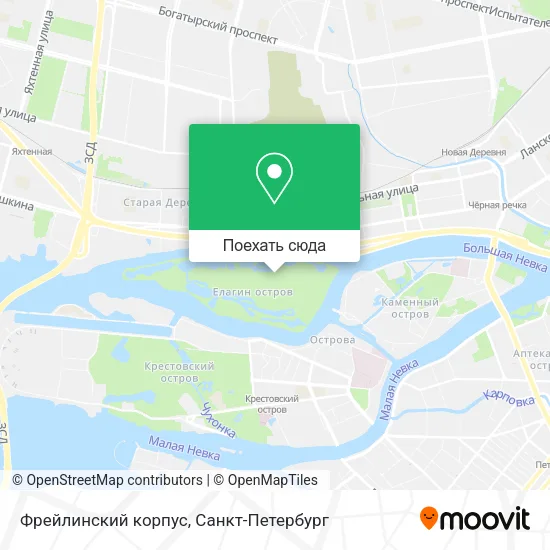 Карта Фрейлинский корпус