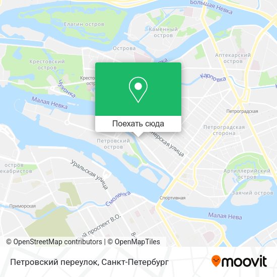 Карта Петровский переулок