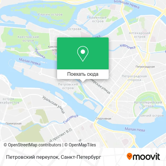 Карта Петровский переулок