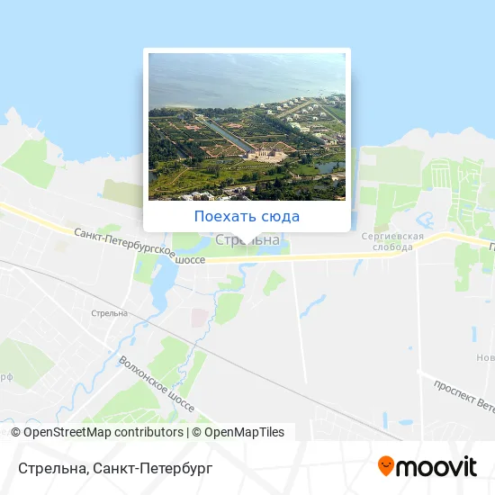 Карта Стрельна