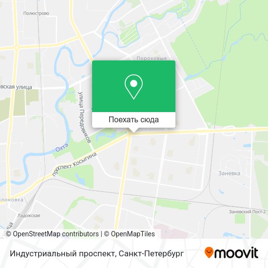 Карта Индустриальный проспект