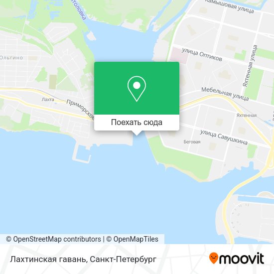 Карта Лахтинская гавань