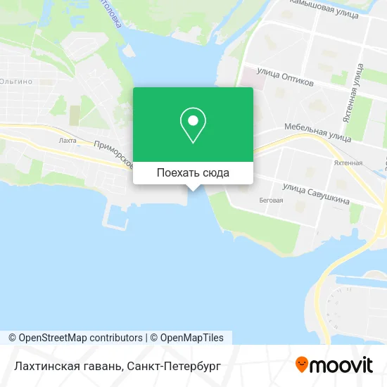 Карта Лахтинская гавань
