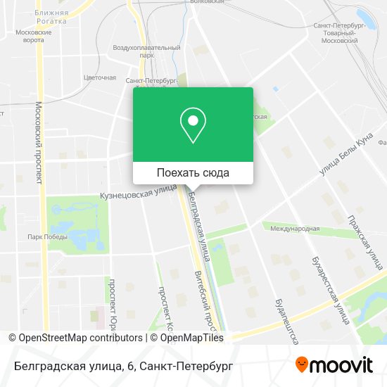 Карта Белградская улица, 6