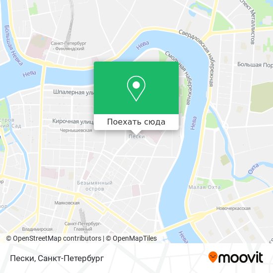 Карта Пески