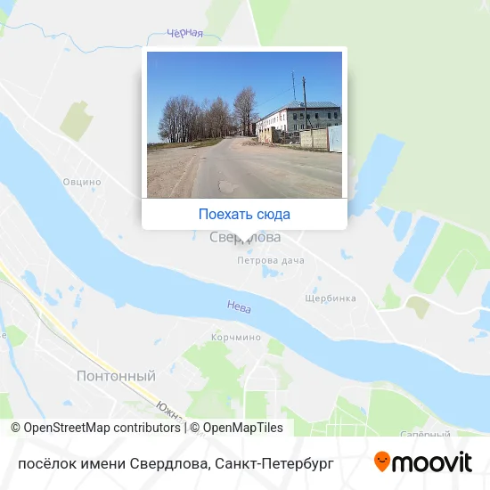 Карта посёлок имени Свердлова