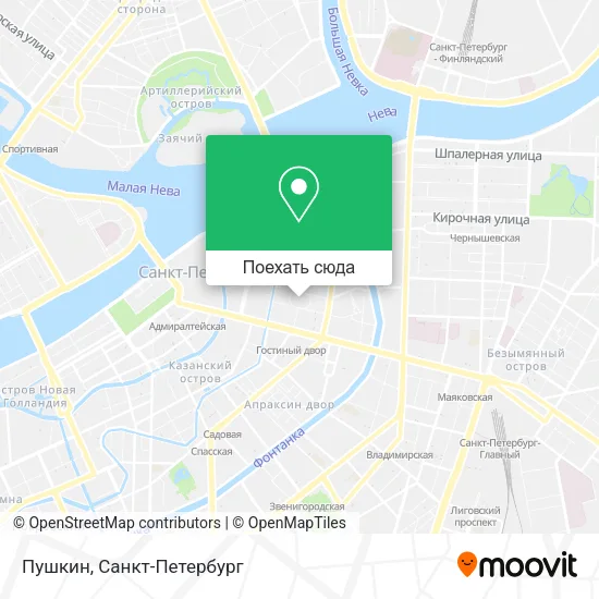 Карта Пушкин