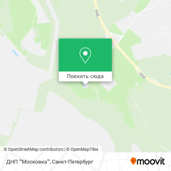 Карта Днп Московка