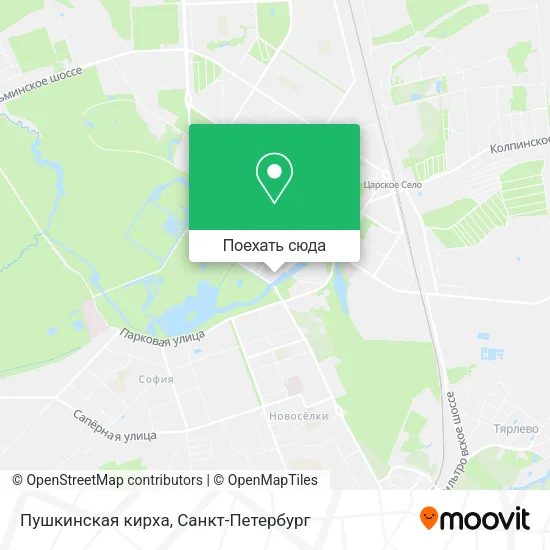 Карта Пушкинская кирха