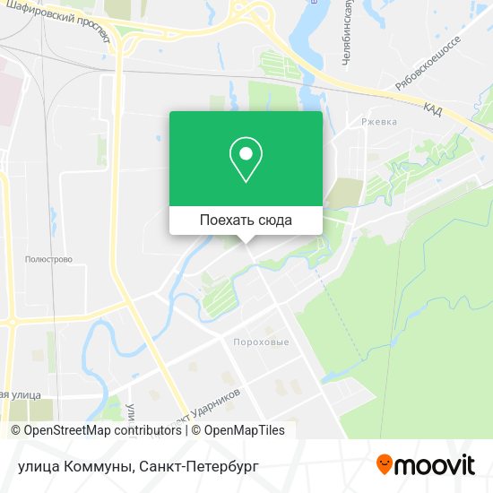 Карта улица Коммуны