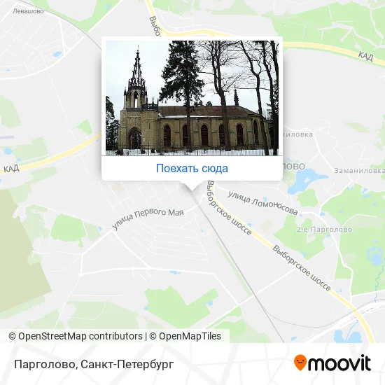 Карта Парголово