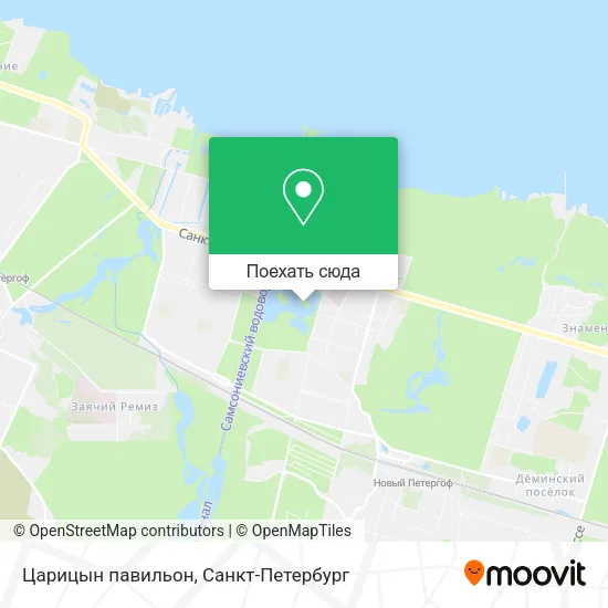 Карта Царицын павильон