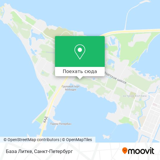 Карта База Литке