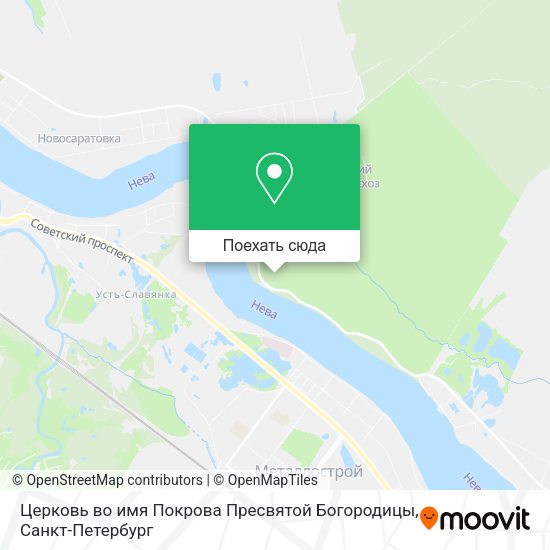 Карта Церковь во имя Покрова Пресвятой Богородицы