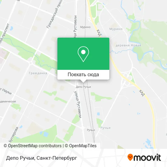Карта Депо Ручьи