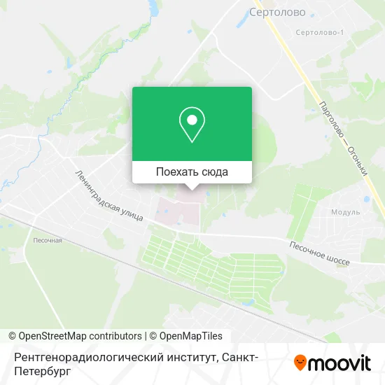 Карта Рентгенорадиологический институт