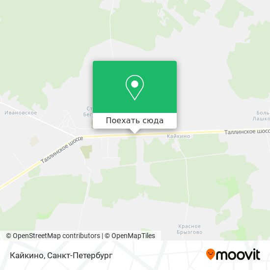 Карта Кайкино