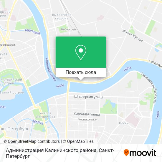 Карта Администрация Калининского района