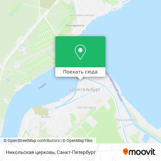 Карта Никольская церковь