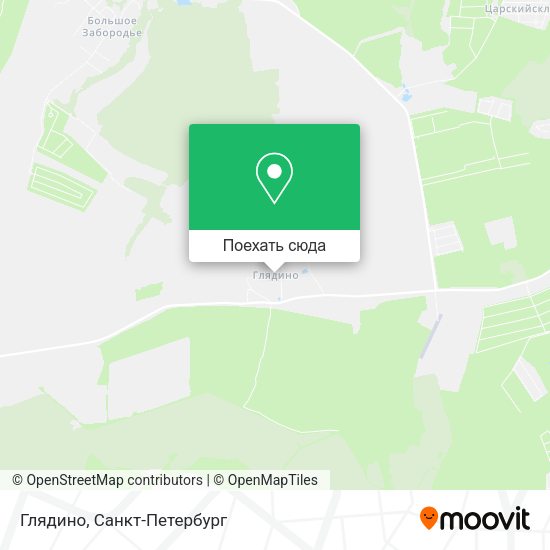 Карта Глядино