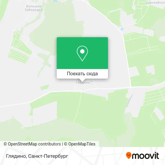 Карта Глядино