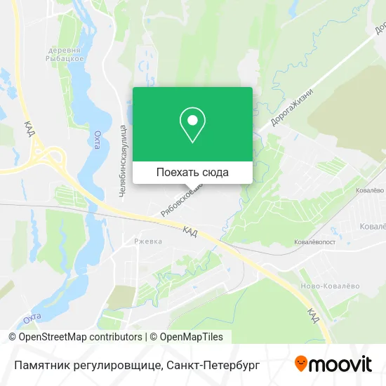 Карта Памятник регулировщице