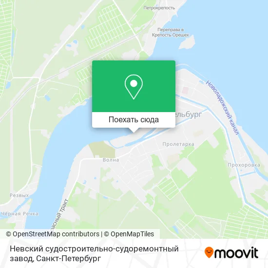 Карта Невский судостроительно-судоремонтный завод
