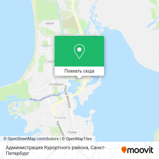 Карта Администрация Курортного района