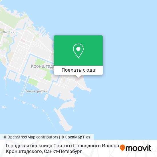Карта Городская больница Святого Праведного Иоанна Кронштадского