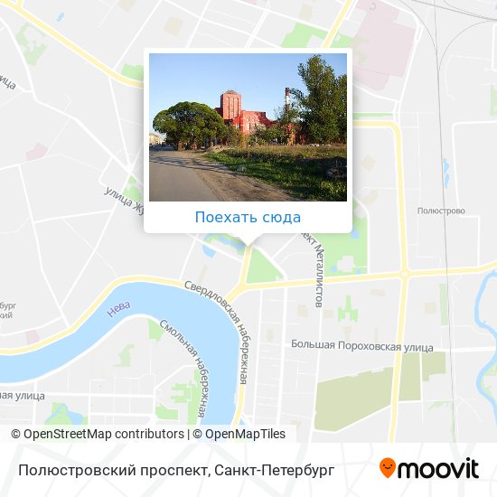 Карта полюстровский проспект