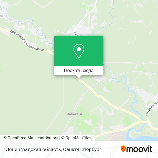 Карта Ленинградская область