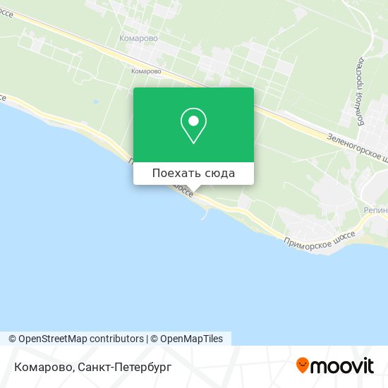 Карта Комарово