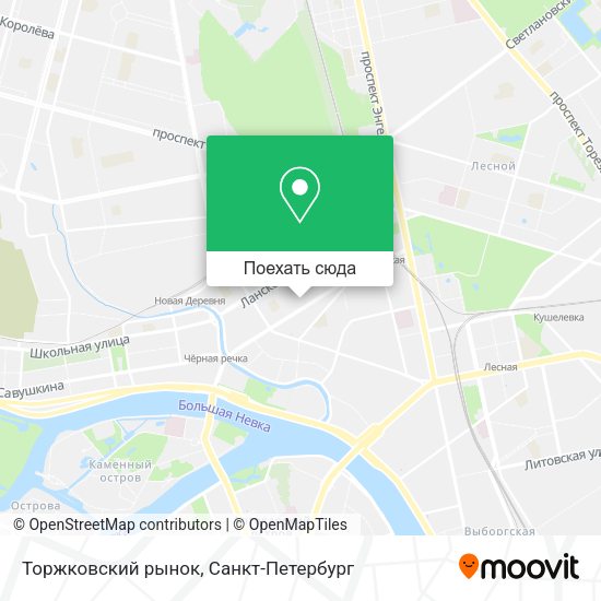 Карта Торжковский рынок