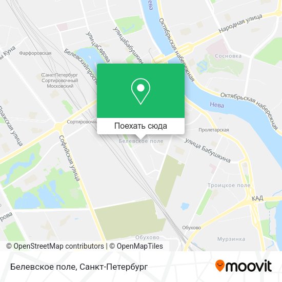 Карта Белевское поле