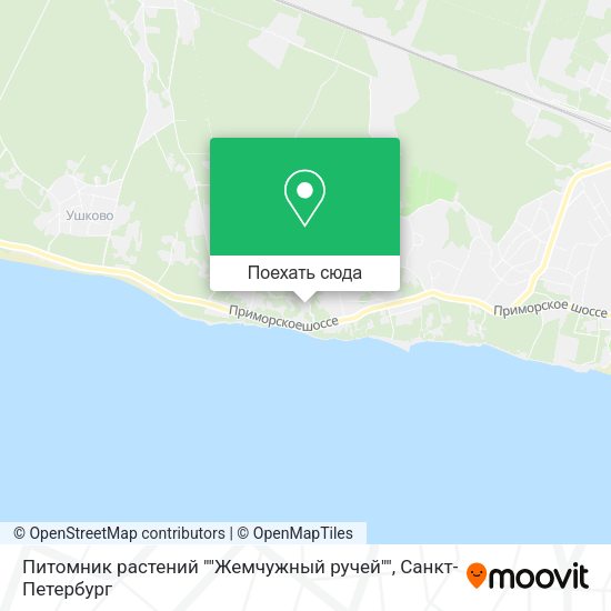 Карта Питомник растений ""Жемчужный ручей""