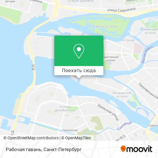 Карта Рабочая гавань