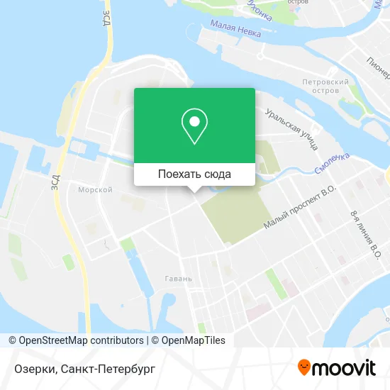 Карта Озерки