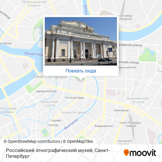 Карта Российский этнографический музей
