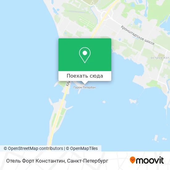 Карта Отель Форт Константин